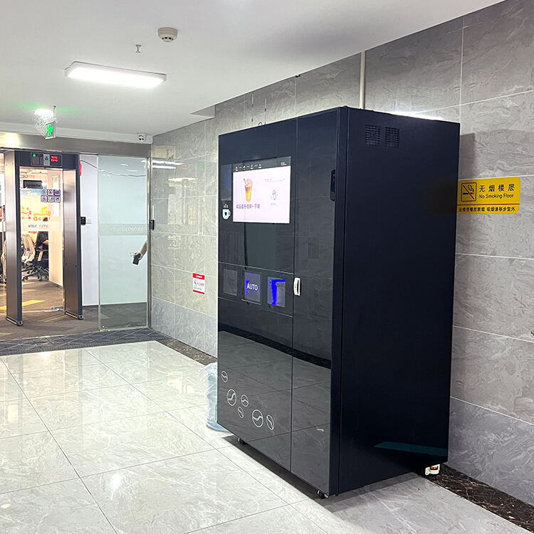 GK86 ເຄື່ອງຂາຍກາເຫຼີມອັດຕະໂມັດສຳລັບຄ້າຄົນ ກັບການເຮັດລູກກະບູກນ້ຳຈາກເຂົ້າກາເຫຼີມ