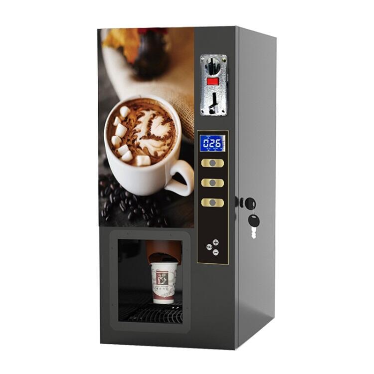 GTD203 Automatic Coin Operated Auto Cup Coffee Vending Desktop Coffee Machine Vending