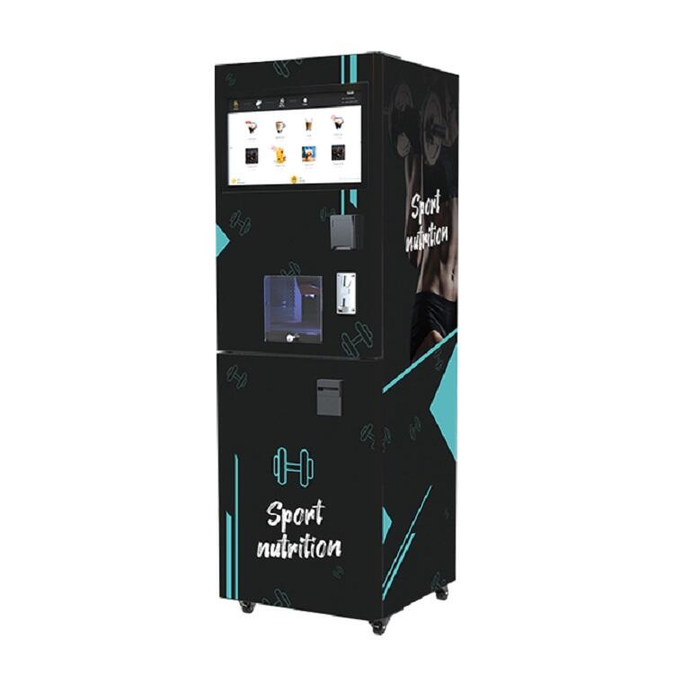 Pełny automatyczny automat sprzedający koktajle białkowe dla siłowni Automat sprzedający kawę GS