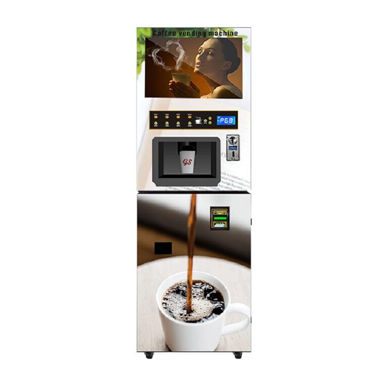 Mesin Penjual Custom Listrik GS OEM Komersial Pembekal Mesin Kopi Maquina de Cafe