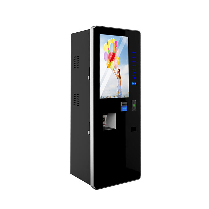 GTS305 Self-service Instant Coffee Vending Machine Automatic with 32 Inch 4G or WIFI Coin Acceptor+bill Note Acceptor+coin Change