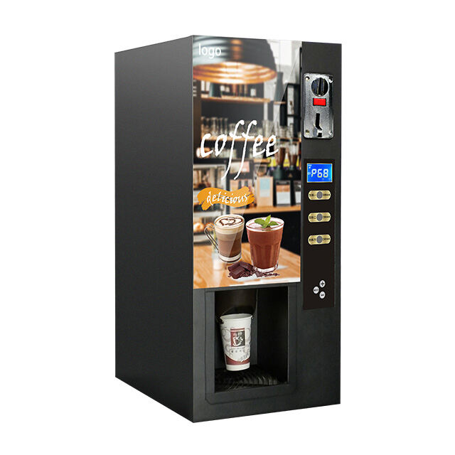 Máquina de café automática operada por moedas GTD203 Máquina de café de mesa para venda automática de copos