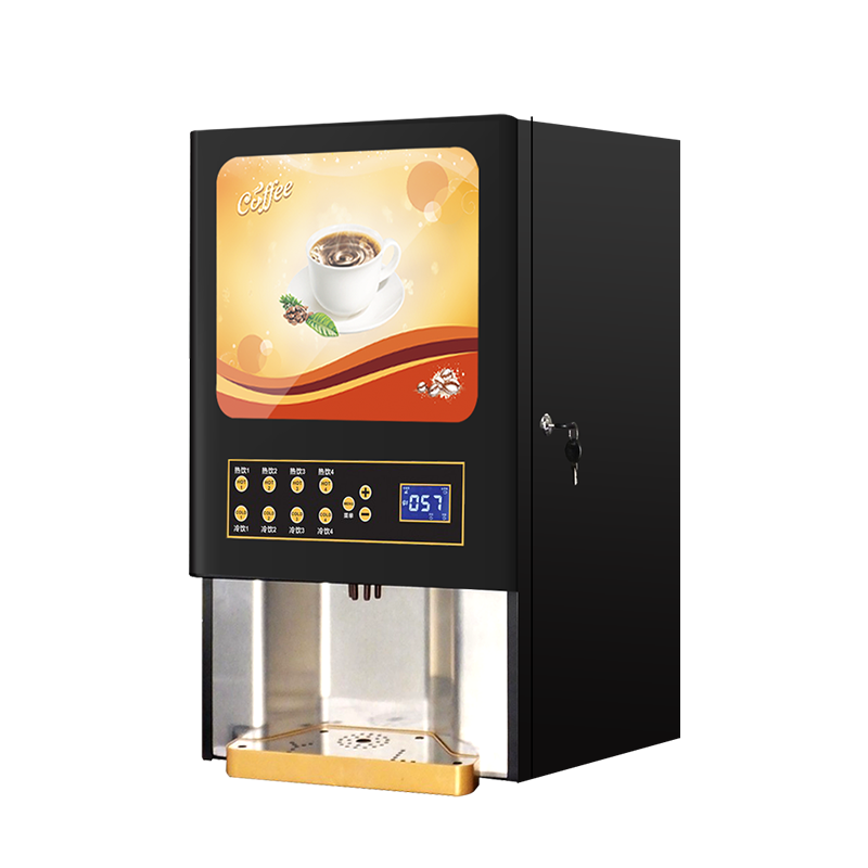 GBS204 Dispensador de bebidas frías y calientes para uso comercial en interiores Máquina expendedora de café, té con leche y chocolate