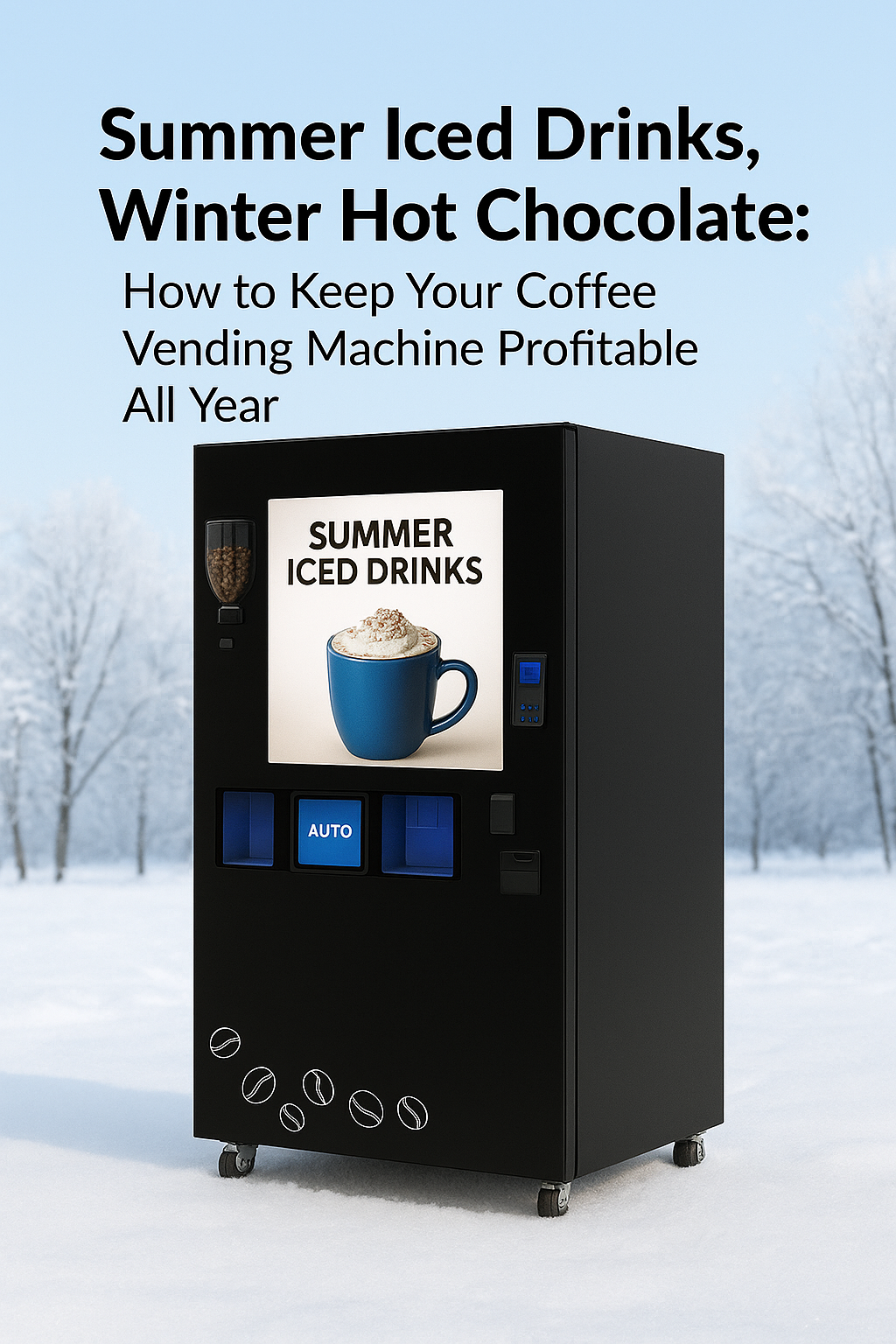 Summer Iced Drinks, Winter Hot Chocolate: How to Keep Your Coffee Vending Machine Profitable All Year