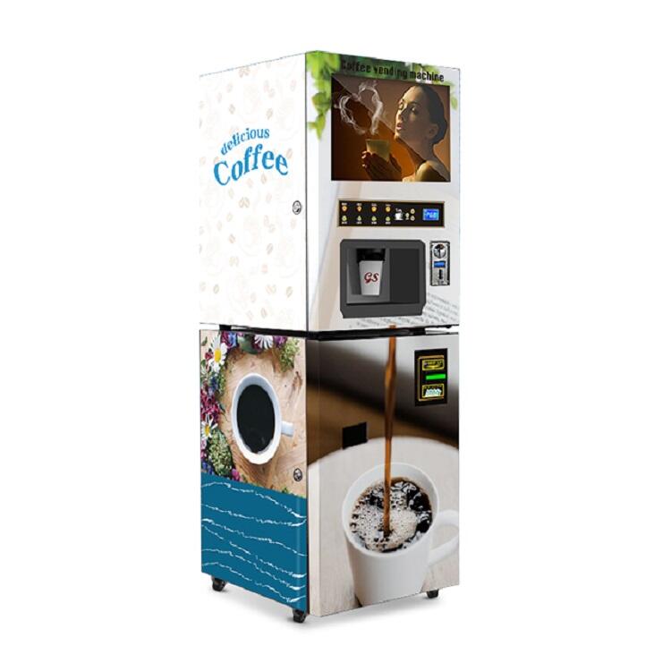 Mesin Penjual Custom Listrik GS OEM Komersial Pembekal Mesin Kopi Maquina de Cafe