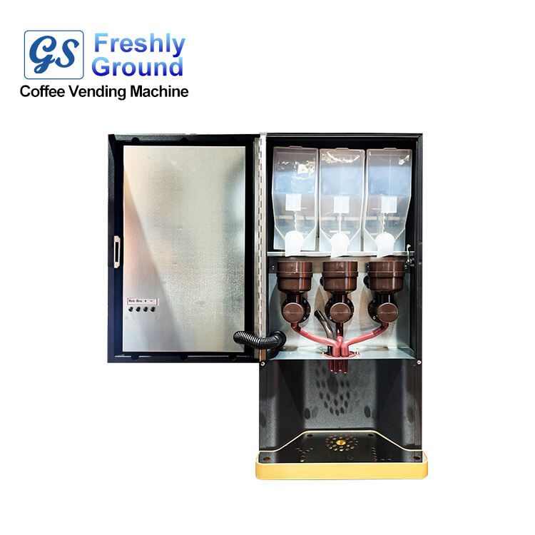 GBD203 Mainit na Inom Vending Machine na may Automatikong Self-cleaning Instant Coffee Vending Machine
