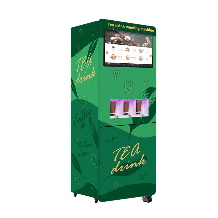 GS507 Intelligent 3 Channel Tea Vending Machine Multi-flavor Auto Make Tea Vending Machine