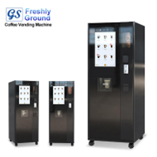 Bean to cup coffee vending machine can be customized stickers