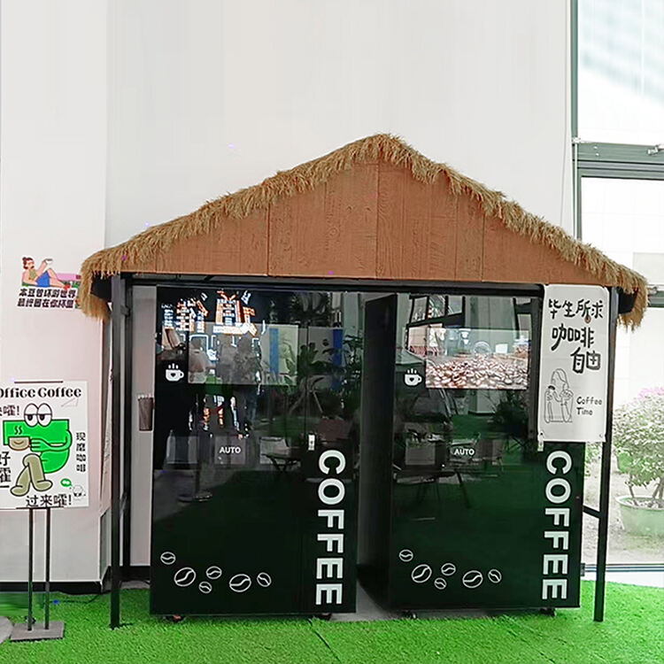 GK86 ເຄື່ອງຂາຍກາເຫຼີມອັດຕະໂມັດສຳລັບຄ້າຄົນ ກັບການເຮັດລູກກະບູກນ້ຳຈາກເຂົ້າກາເຫຼີມ