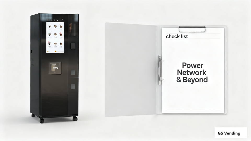 Pre-Deployment Checklist for Self-Serve Coffee Vending Machine: Power, Network & Beyond