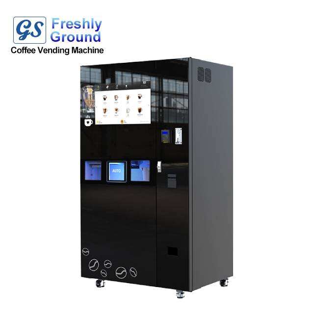 JK86 Commercial Fully Automatic Multi Function Freshly Ground Coffee Vending Machine Bean to Cup with Ice Maker