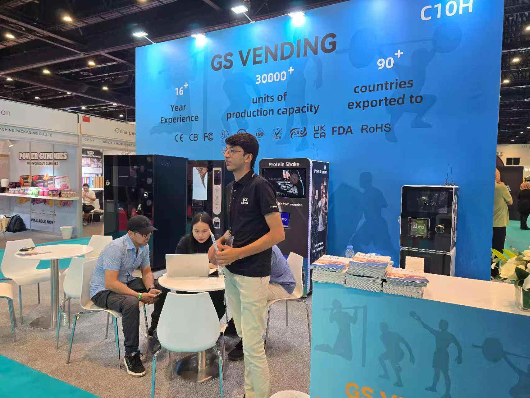 GS Vending Shines at Dubai Active 2025, Showcasing Smart Nutritional Vending Solutions