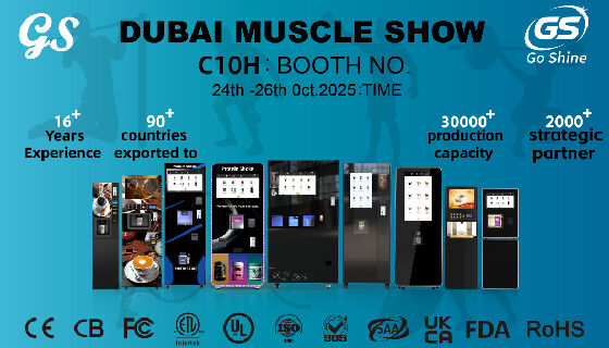 GS VENDING powraca, by zaprezentować inteligentne rozwiązania zautomatyzowane na Dubai Muscle Show 2025