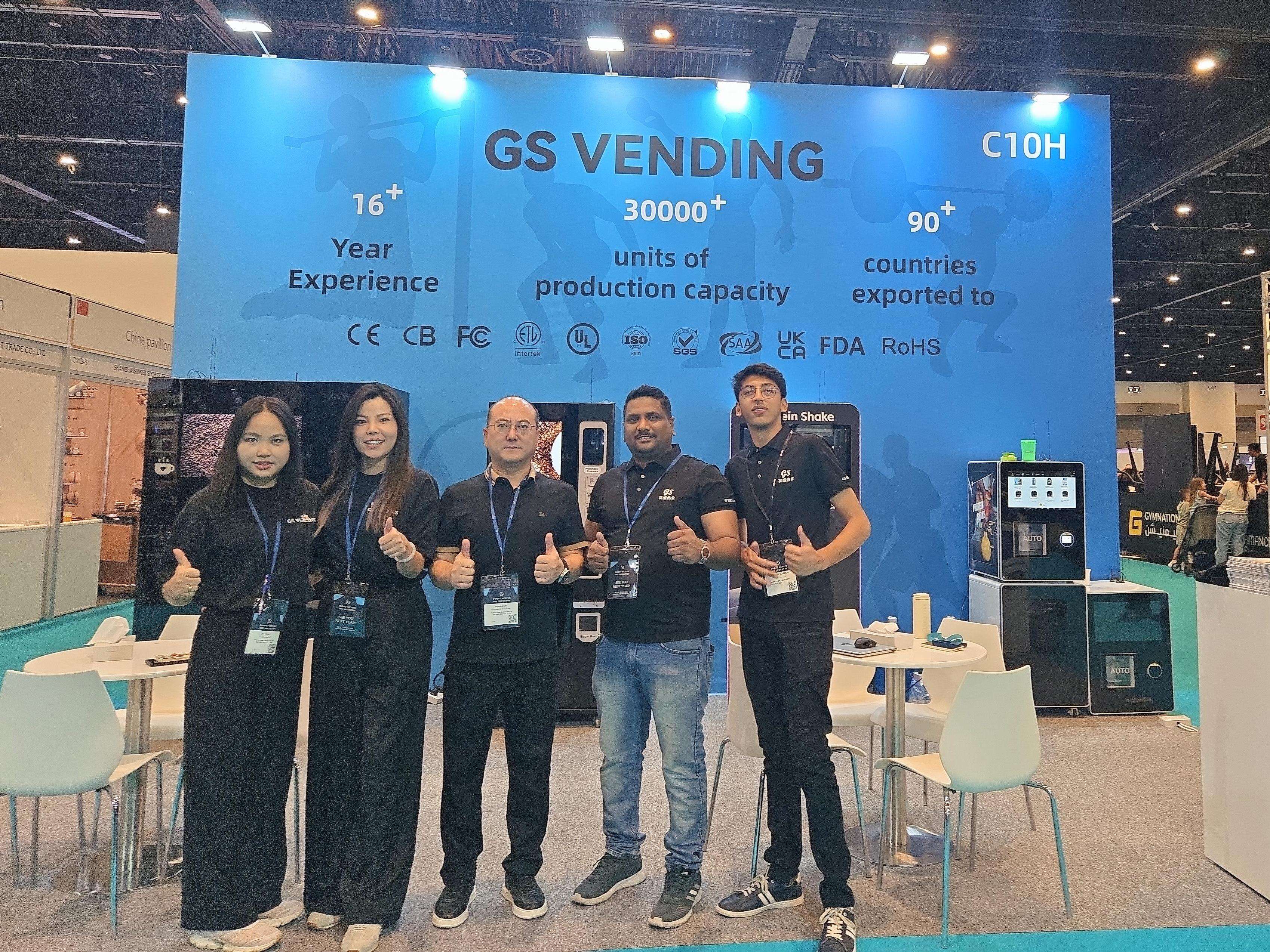 GS Vending glänzt auf der Dubai Active 2025 und präsentiert intelligente, gesundheitsorientierte Verkaufslösungen