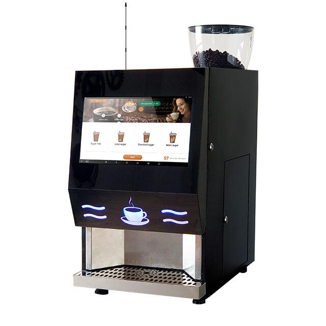 JK90 GS Herstellung von Kaffeeautomaten für Geschäftsideen QR-Pay-on-Vending-Automat für frische Kaffeemaschinen