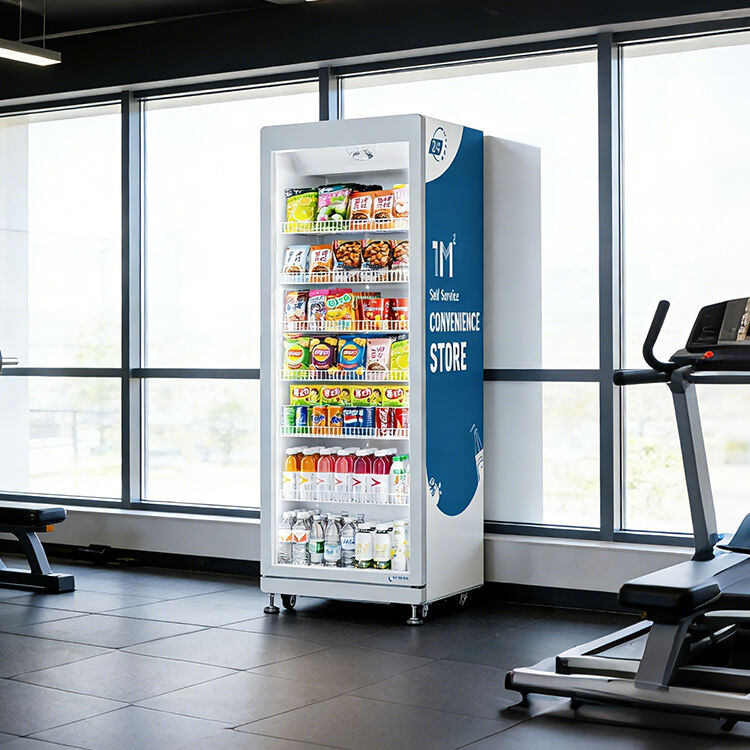 автомат для продажи напитков и продуктов питания с одной дверцей, вместимостью 520 л, комбинированный автомат для продажи напитков, продуктов питания, конфет и прохладительных напитков