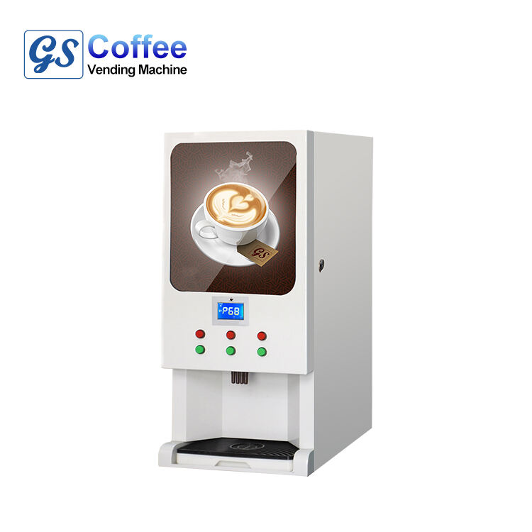 Semi-auto Instant Coffee Machine 3 Hot And 3 Cold Coffee Vending Machine