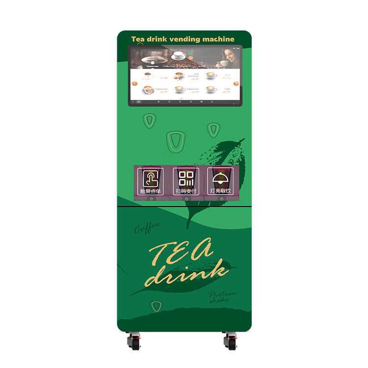 GS507 Intelligent 3 Channel Tea Vending Machine Multi-flavor Auto Make Tea Vending Machine