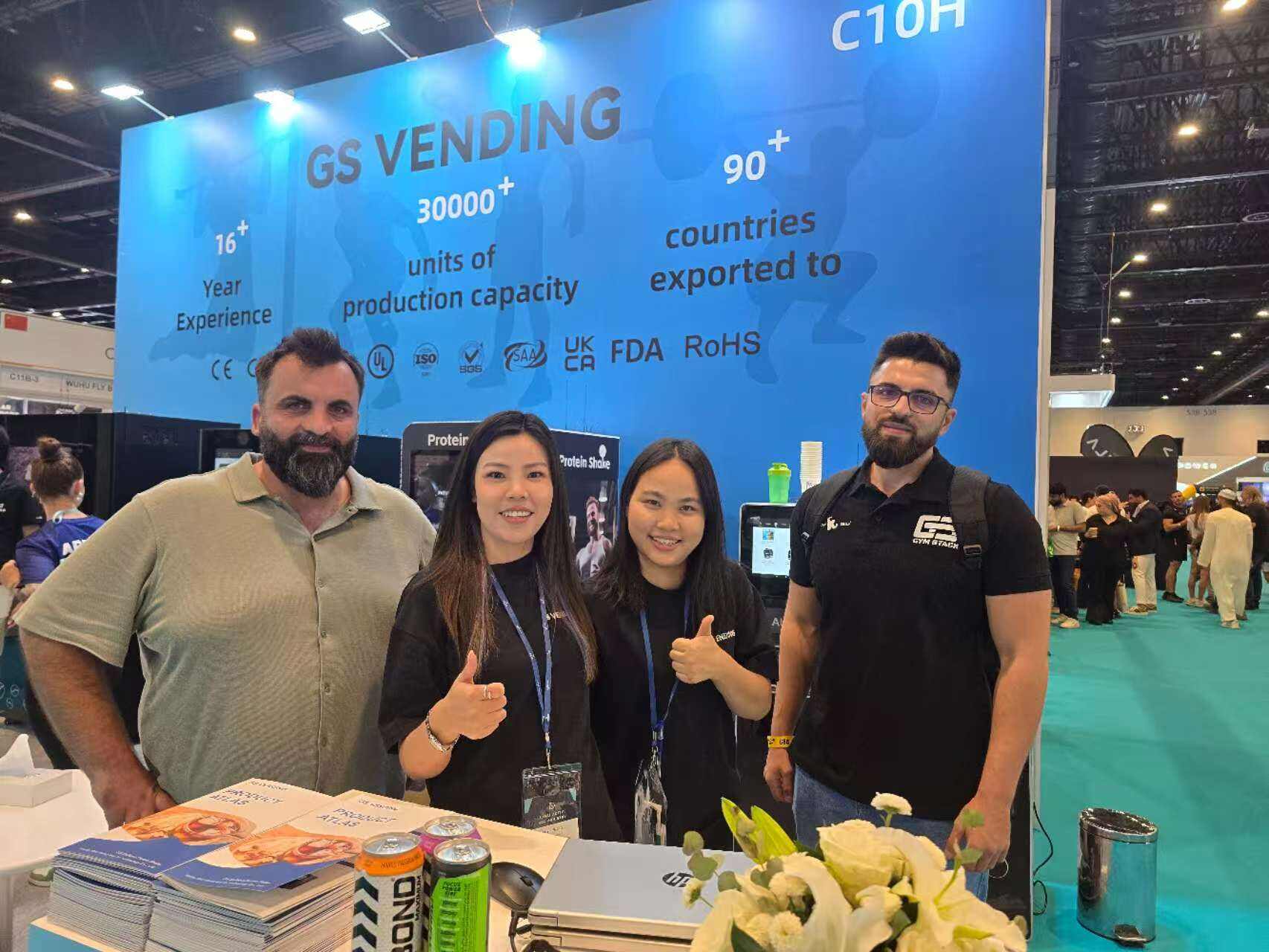 GS Vending Shines at Dubai Active 2025, Showcasing Smart Nutritional Vending Solutions