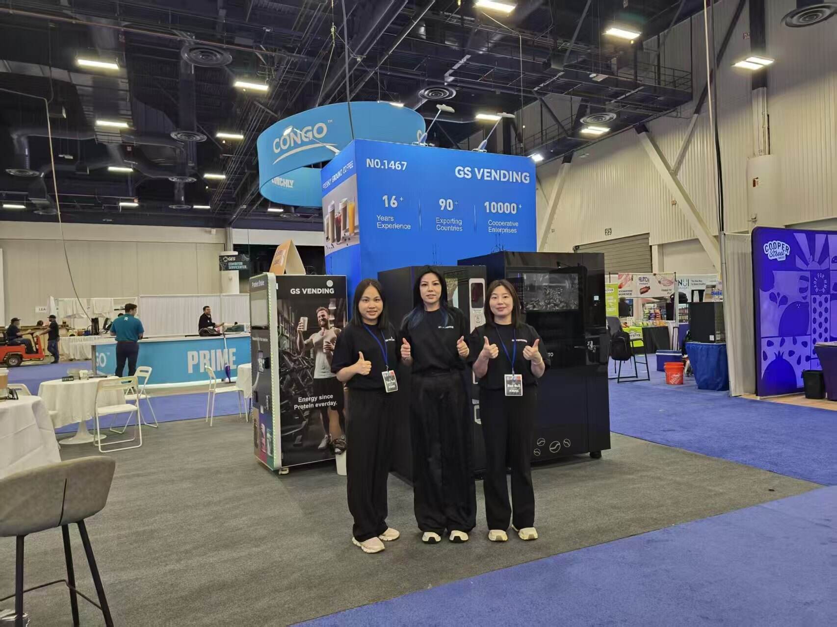 GS vending at NAMA Show