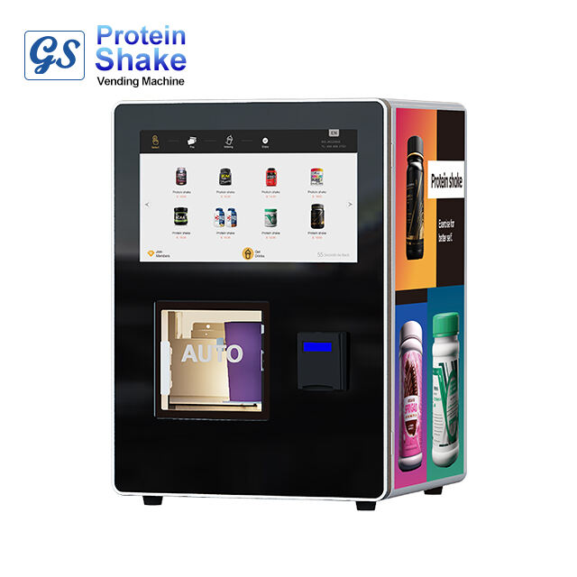 GS801 Fitness Equipment GYM Self-Service Energy Drinks Protein Shake Vending Machine with Card Payment