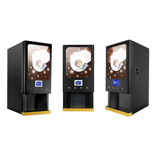 Máquina expendedora de bebidas calientes GBD203 con autolimpieza automática Máquina expendedora de café instantáneo