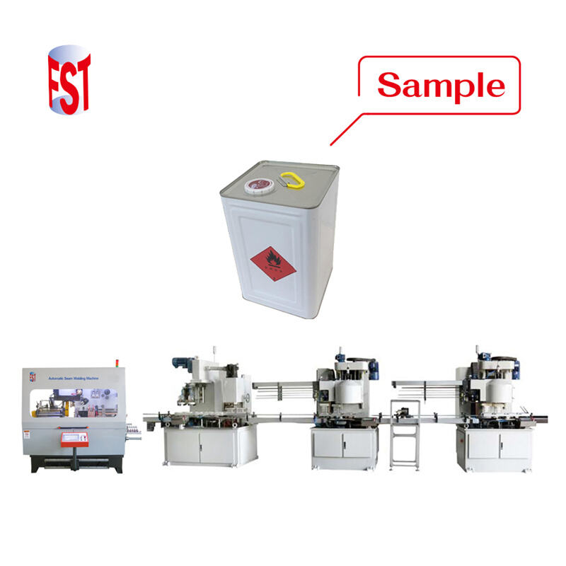 Tin can making machine production line
