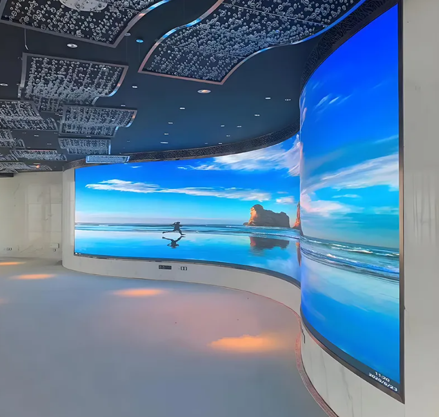 Custom Size LED Screen: Curved, Corner Irregular Shapes