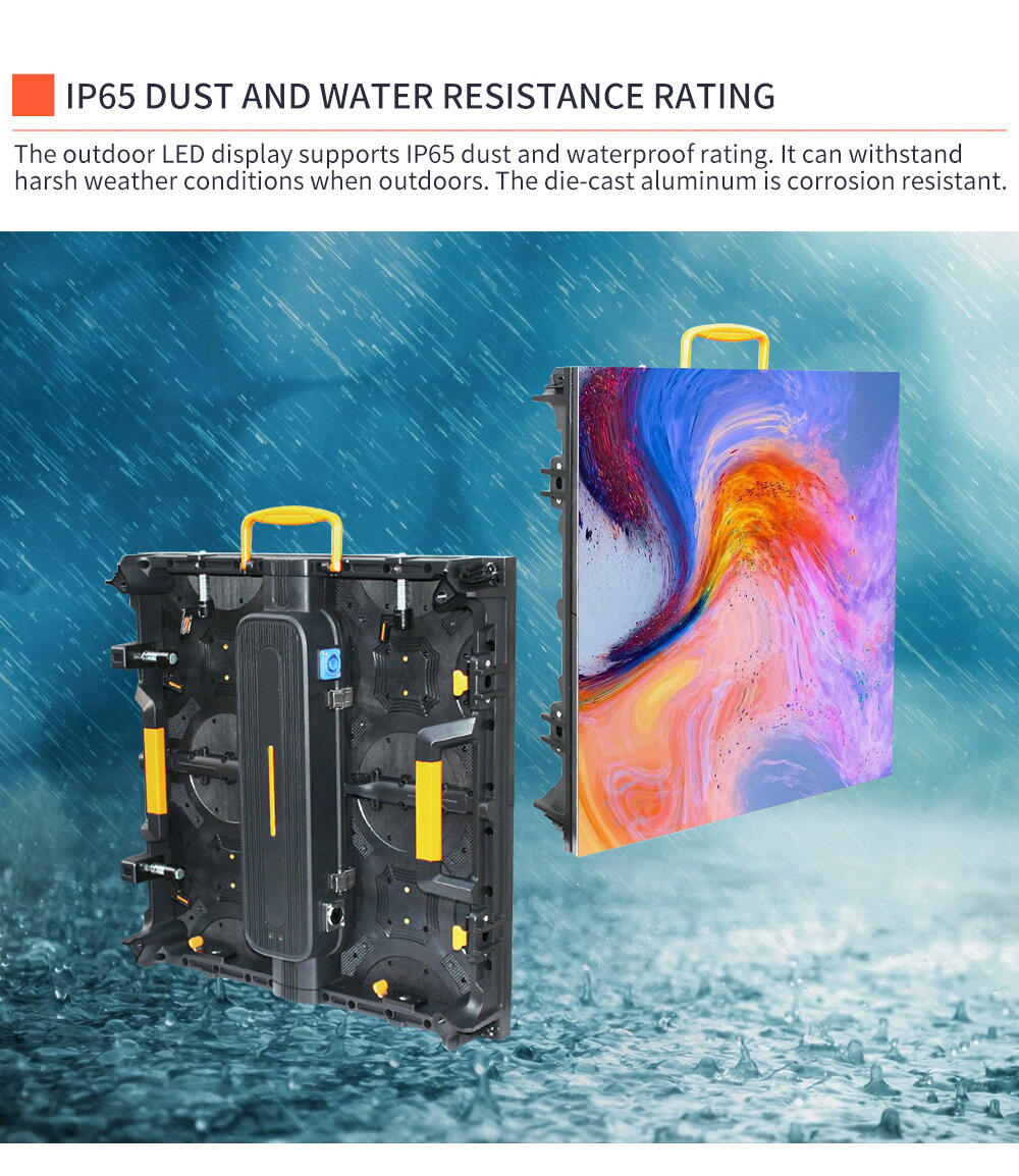 led screen testing grid concert