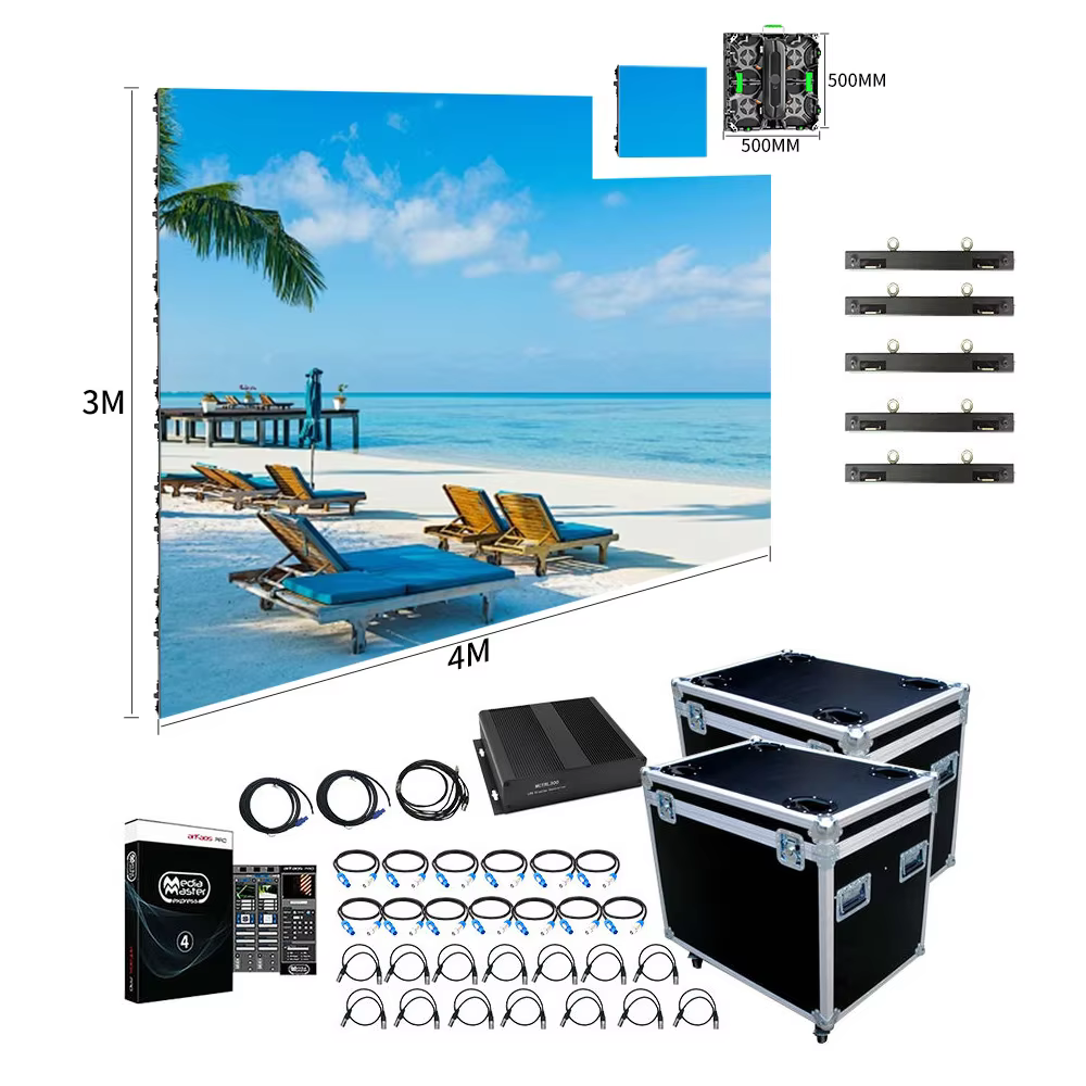 System footprint reference used to estimate overall build scope and screen area