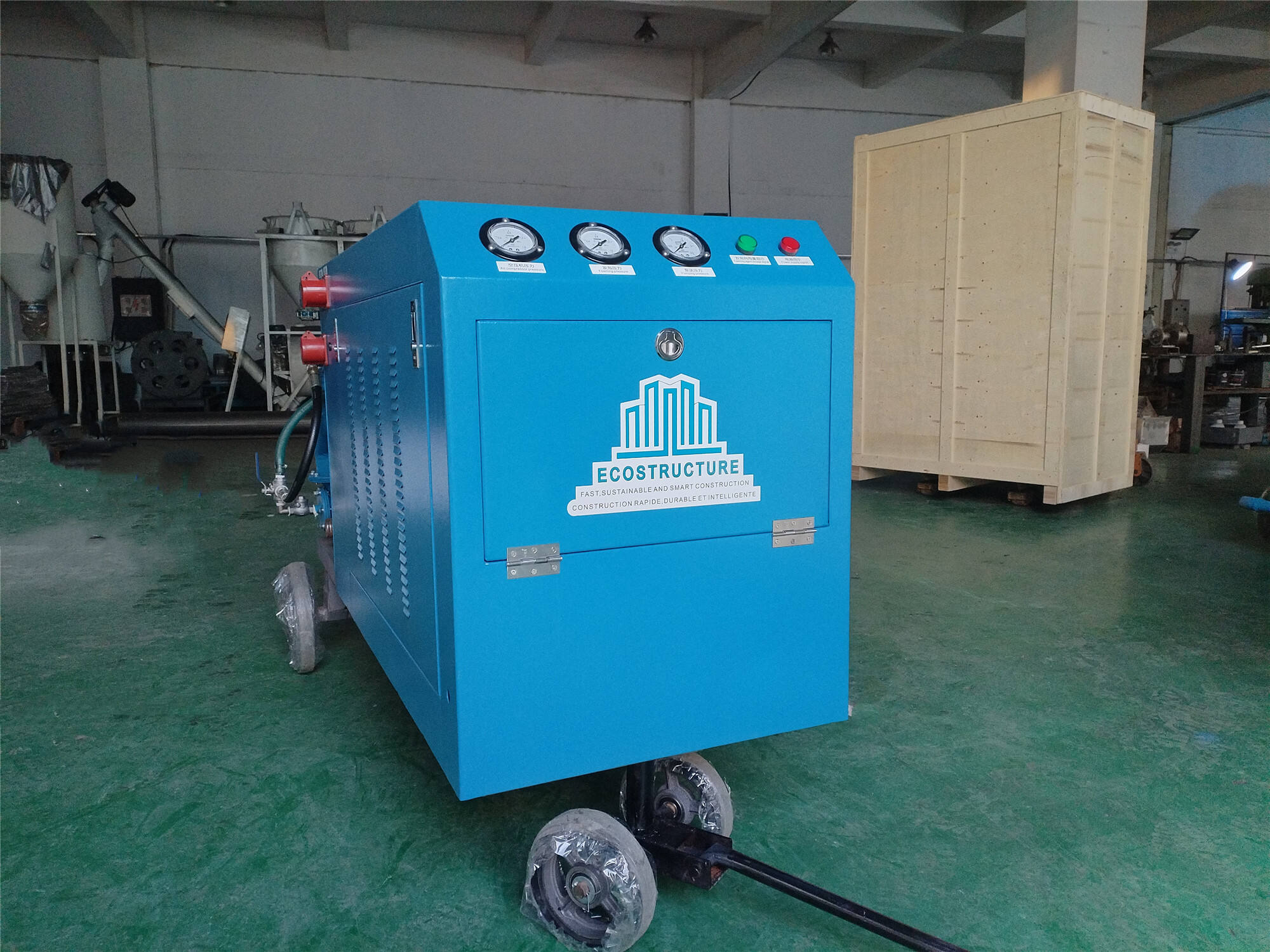 ยันไท่ ชีหลง ได้ดำเนินการลงนามสัญญาออนไลน์กับลูกค้าต่างประเทศสำหรับอุปกรณ์คอนกรีตโฟมรุ่น FP-J60H โดยบริการแบบกำหนดเองช่วยสนับสนุนการขยายธุรกิจสู่ตลาดต่างประเทศ