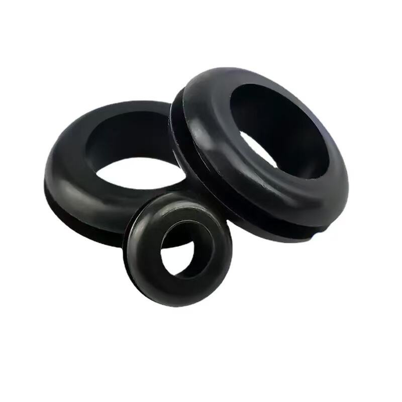 PULI Customized Silicone EPDM Rubber Cable Grommet Waterproof Protective O Ring Antiflaming Rubber Wire Grommet