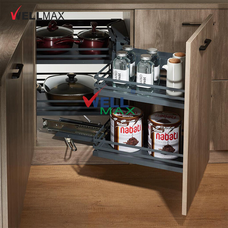 Magic Corner: Solve the Storage Problem of Kitchen Corner Cabinets
