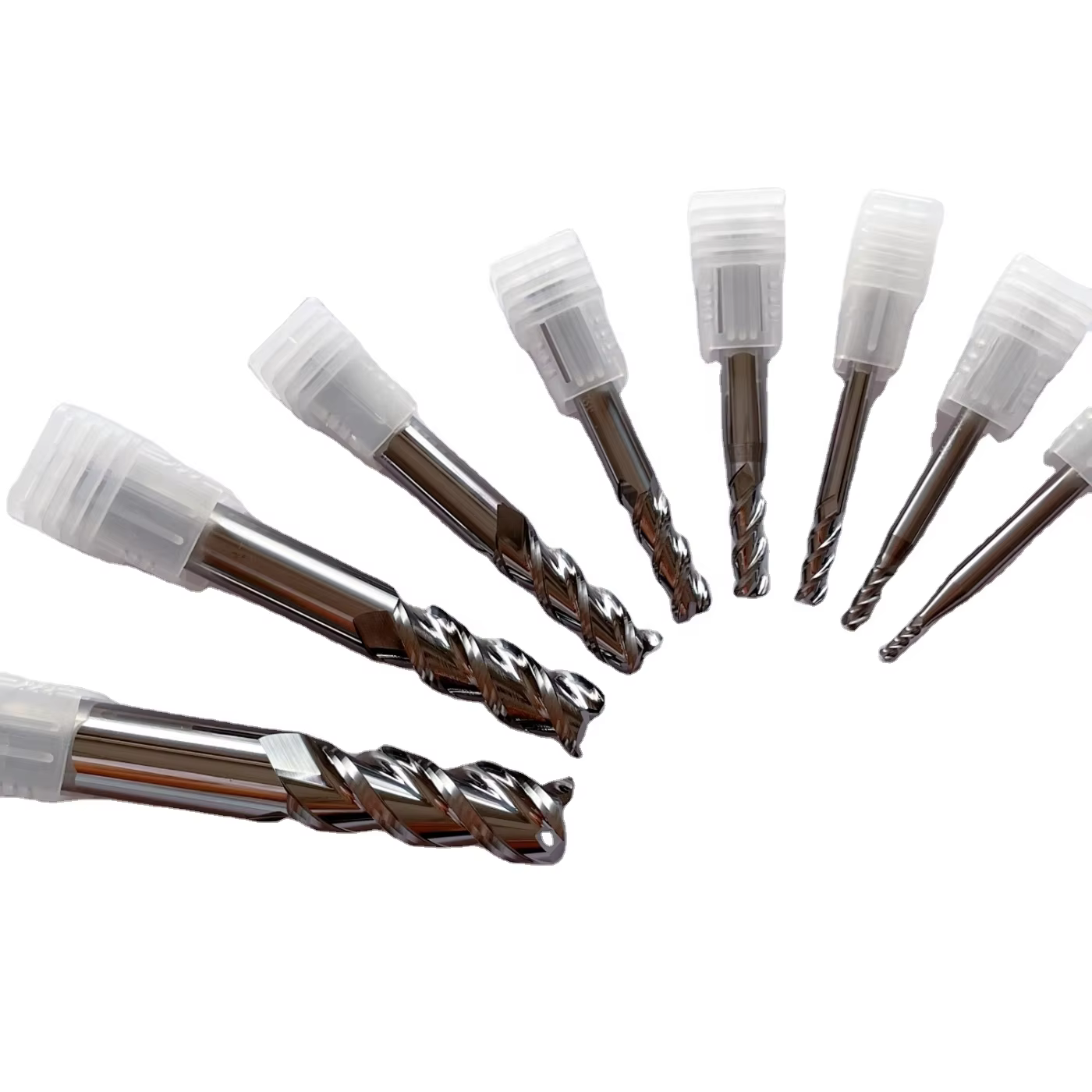 LOONG TOOL Cnc Milling Machining Parts 3FluteD2/D3/D4-50-3F.HRC55 For Aluminum Carbide End-mill manufacture