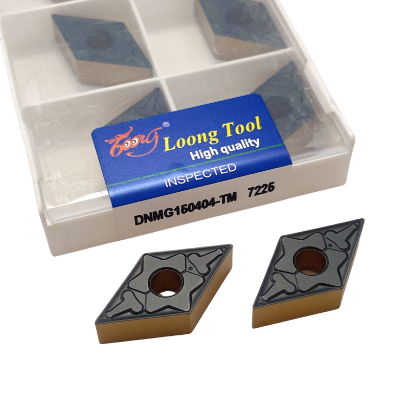 LOONG TOOL The CNC tool manufacturer processes steel parts and the chips are relatively good compared to those produced by Chinese factories.