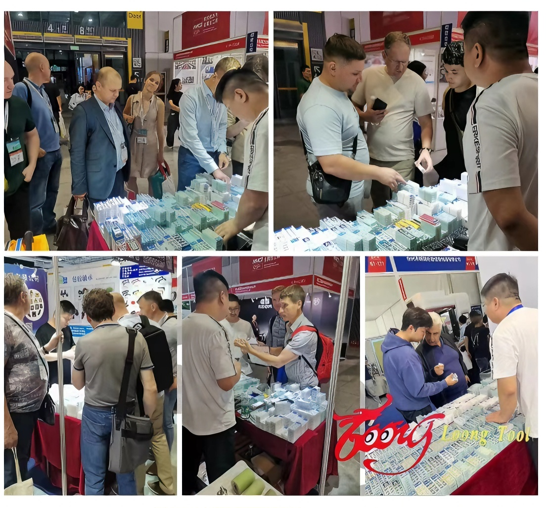 Meeting with the client at the exhibition gathering