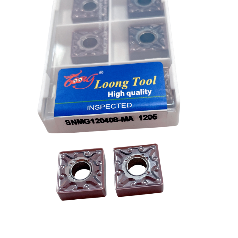 Square-shaped processed stainless steel CNC turning insert Continuous intermittent turning of stainless steel parts It has both wear resistance and fracture resistance Suitable for stainless steel parts such as 201.304.316.316L