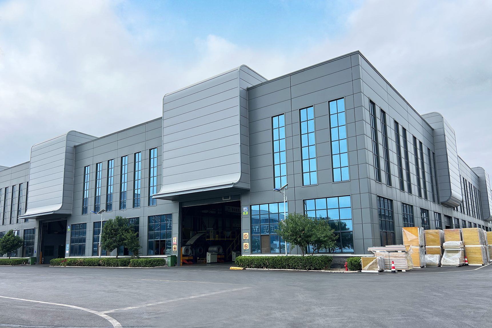 Factory headquarters building