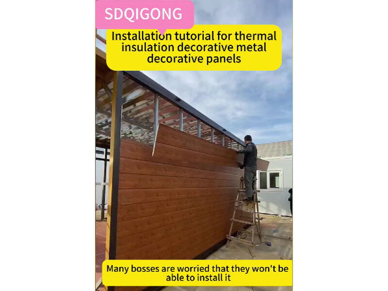Guide d'Installation Étape par Étape des Panneaux Décoratifs Métalliques avec Motif Wenge Bois