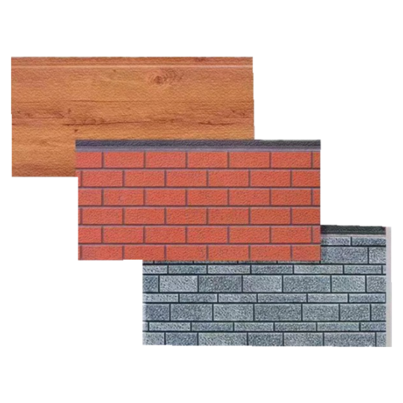 Caramizi Sidare Metalică Panouri Exterioare Sandwich Prefabricate Casă Panouri Sandwich Poliuretan Exterioare