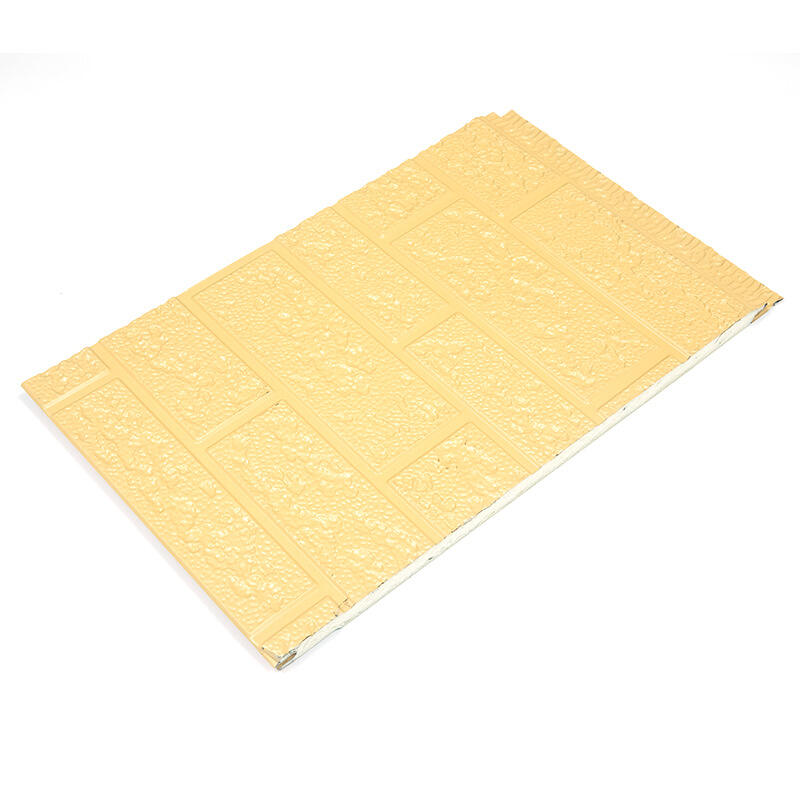 Placă cu strat de alianță aluminiu-zinc 16mm panou de poliuretan pentru perete izolat cu foam pu, panou sandwich pentru decorație