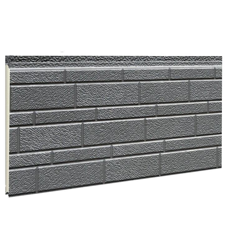 Panou izolant exterior decorativ cu panouri compuse din aluminiu și poliuretan