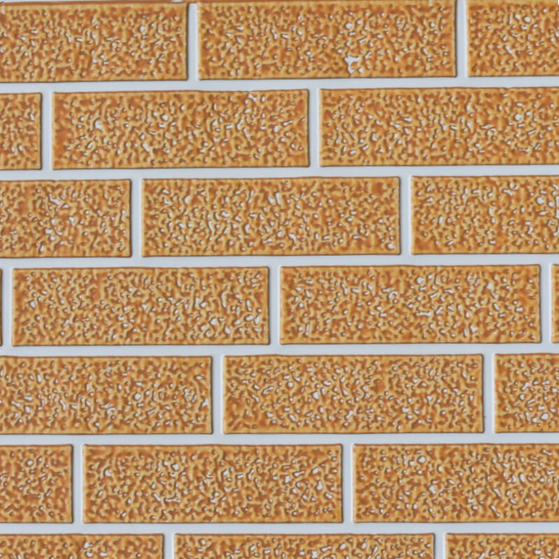 Decorative PU Faux Brick Wall Cladding Fireproof Polyurethane Foam Sandwich Panels Insulated Metal Seamless Sandwich Panels