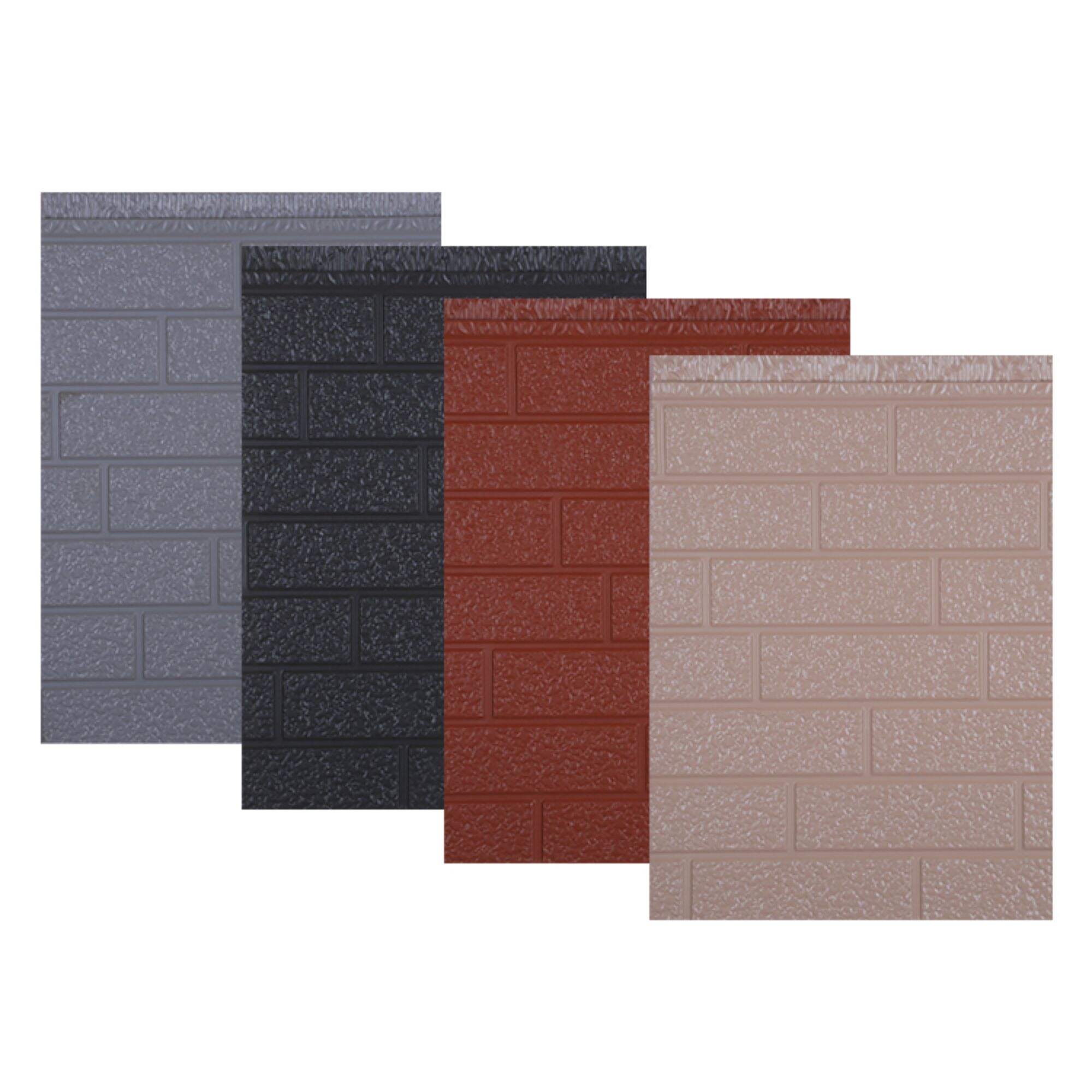 Materiale de construcție metalice cu straturi de grânele de lemn și panouri sandwich cu foamă de poliuretan izolante pentru perete
