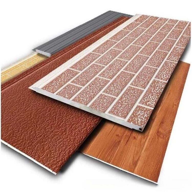 Panou izolant exterior eficient și de cost redus, panou metallic alunecator exterior din aluminiu pentru pereti