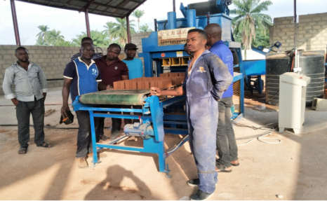 HBY4-10 Full Automatic Brick Production Line Hot Sale Sa Nigeria