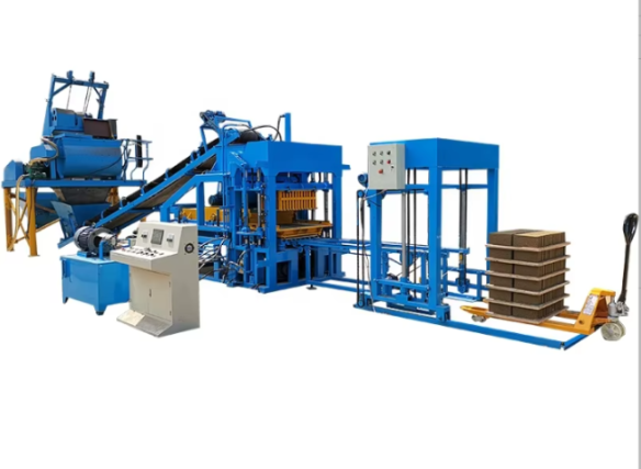  QTJ4-18 fully automatic hydraulic oil press concrete Block Making Machine