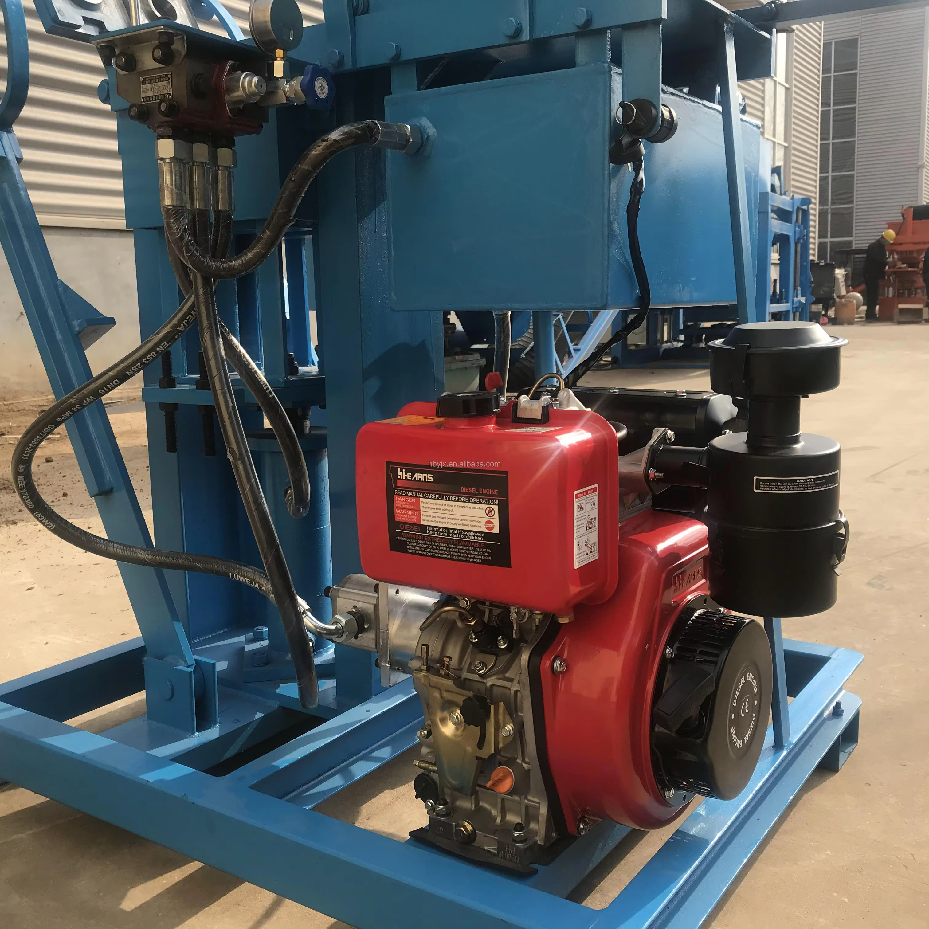 Eco Brick Machine - High-Efficiency Hydraulic & Electric Brick Maker for Clay, Concrete & Interlock