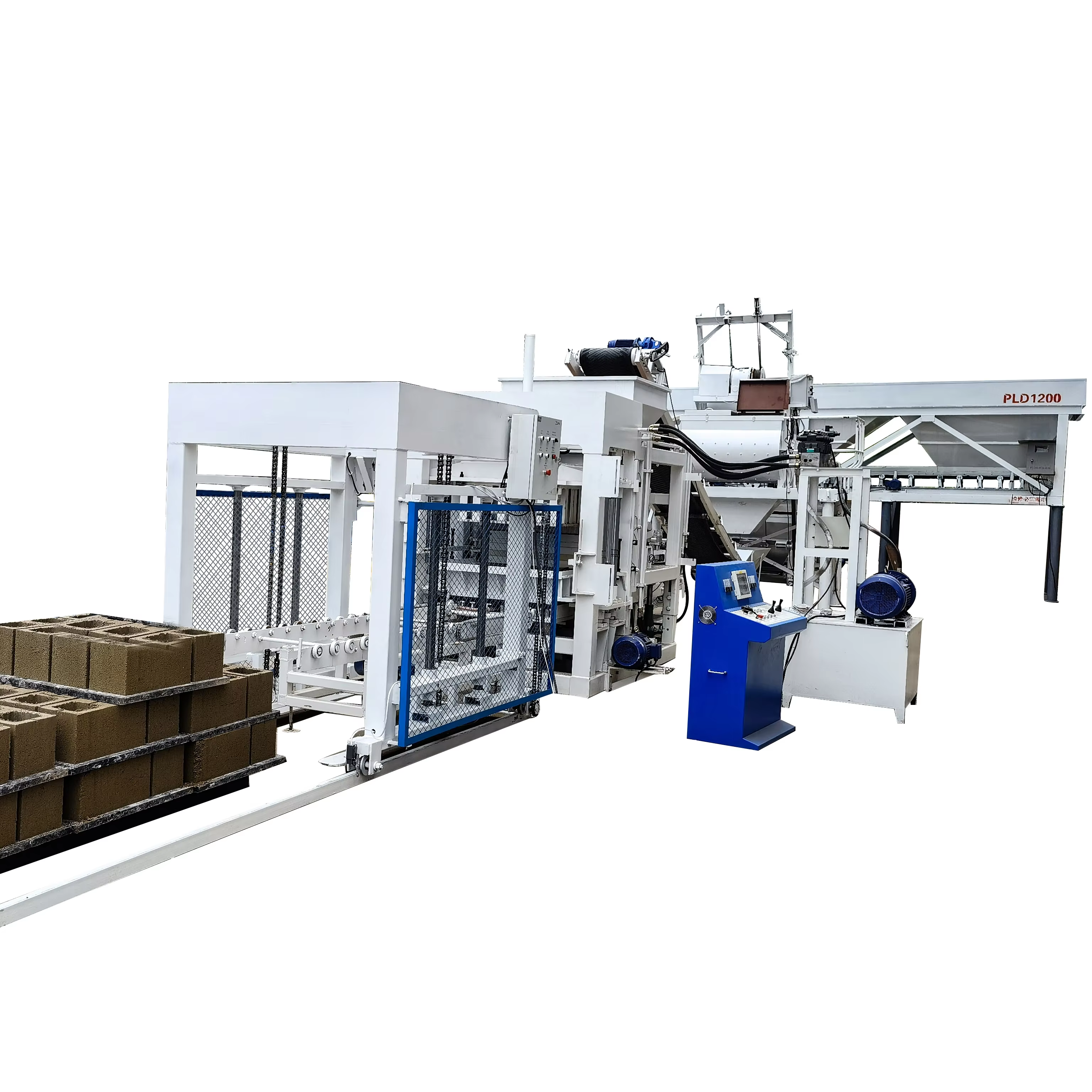 Cena blokové formovací linky – Dostupné varianty pro manuální, poloautomatické a plně automatické modely