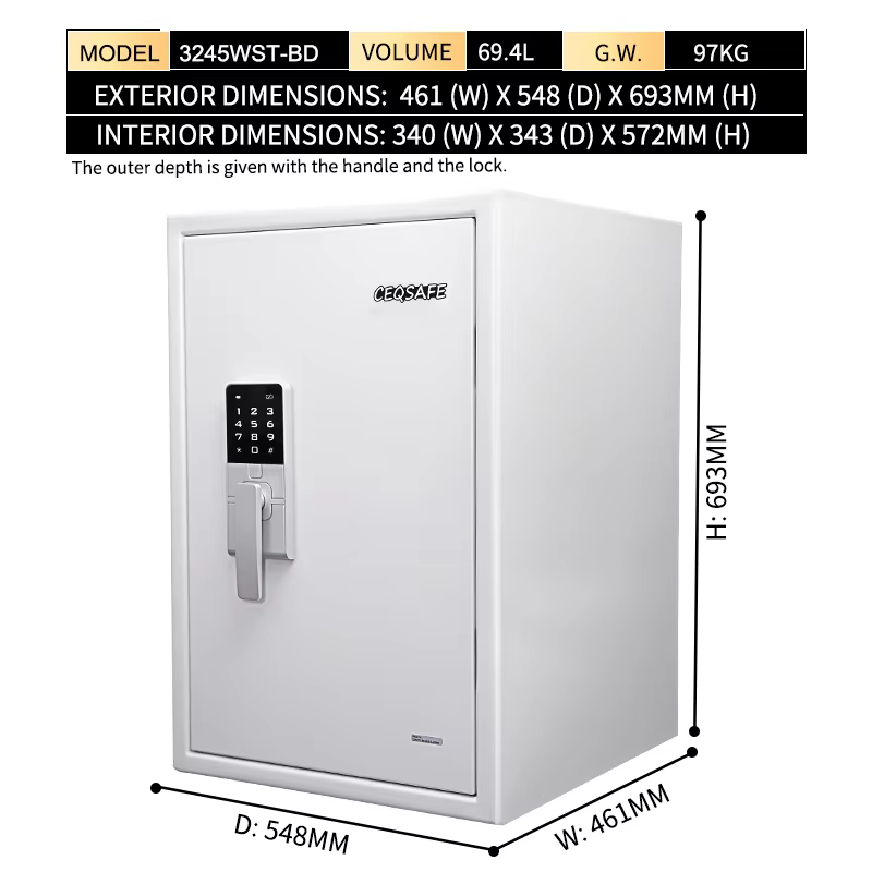 CEQSAFE Steel Fire Resistant Safes for Homes Fireproof Electronic Digital Safe Box Fireproof factory